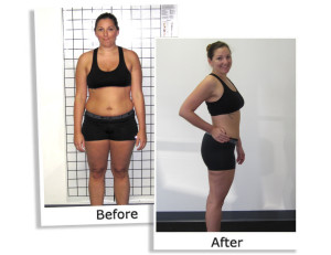 Rachael lost 11.6 pounds, went down 11.5 inches in her waist and hips, and dropped 4.9% body fat!